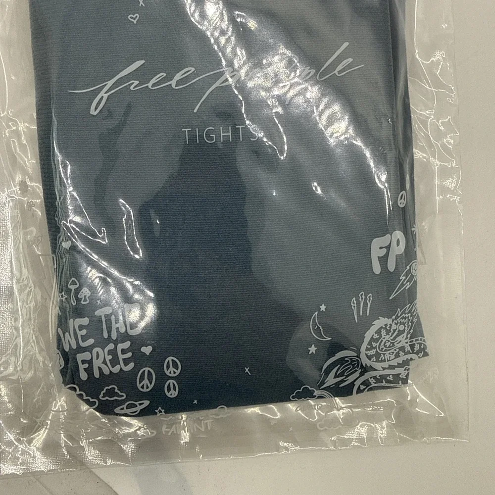 Free People Tights Women's Nylon Spandex One Size NWT